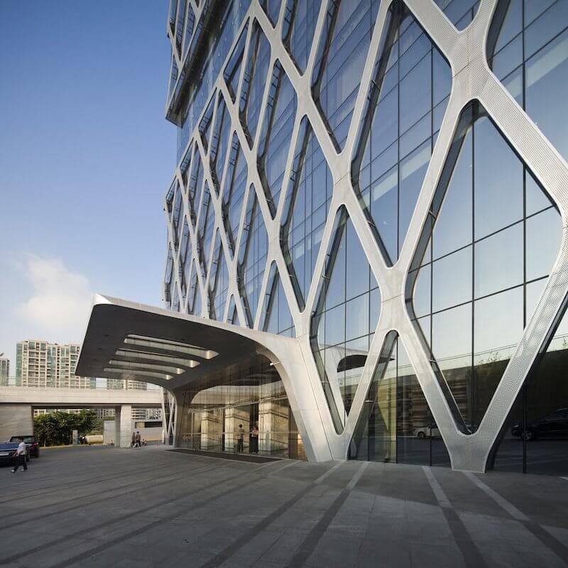 A 19-storey boutique hotel on Shenzhen Bay; on the design team at Goettsch Partners as building architect.