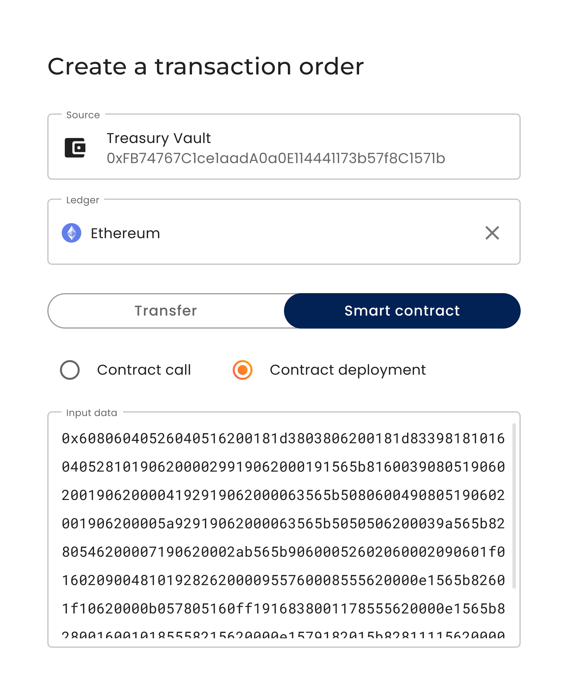 Legacy Deployment UI